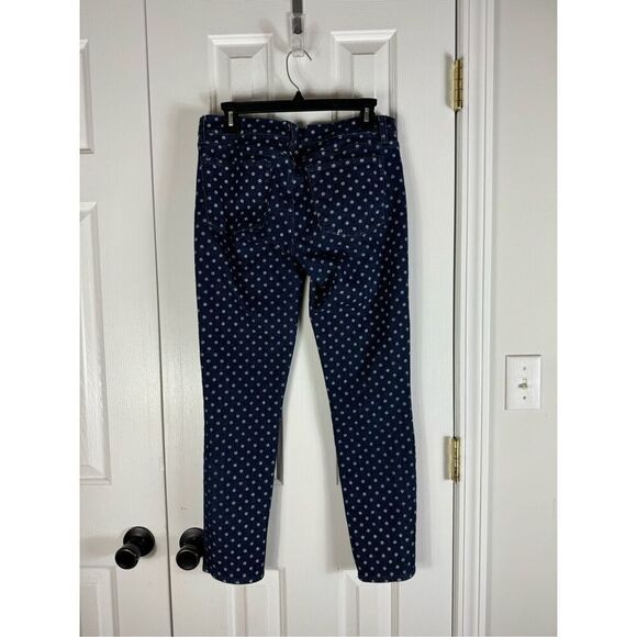 J. Crew Womens Toothpick Dot Jeans Size 29 Ankle - Picture 3 of 5